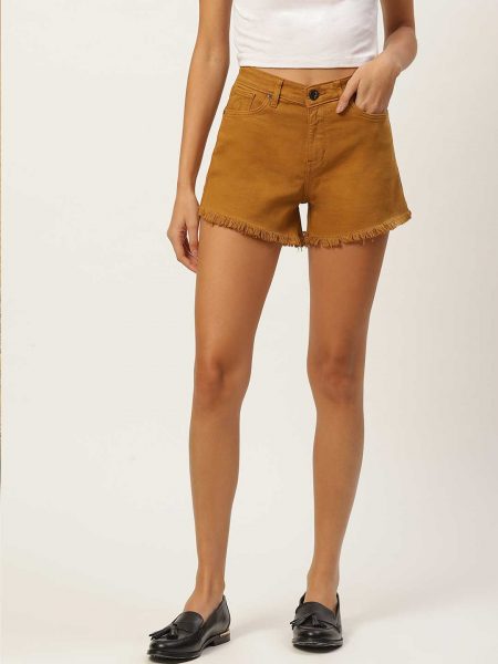 Regular Fit Denim Shorts