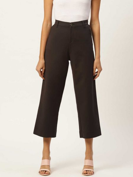 Cropped Parallel Trousers