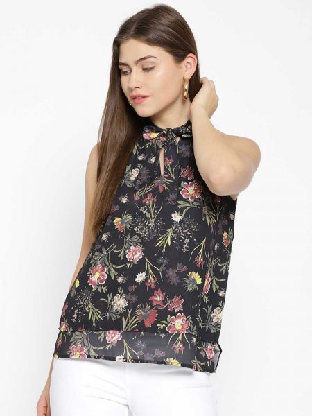 Printed Tiered Top