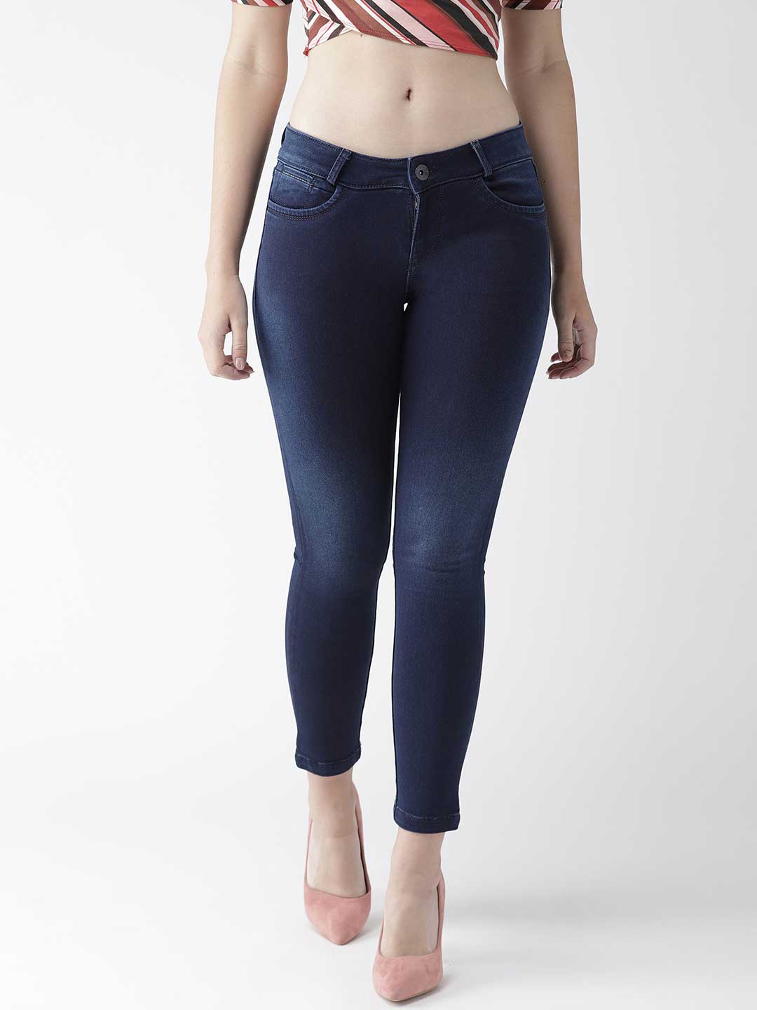 Slim Fit Mid-Rise Jeans - Xpose Jeans