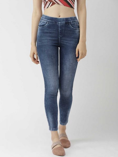 Skinny Fit Cropped Jeggings
