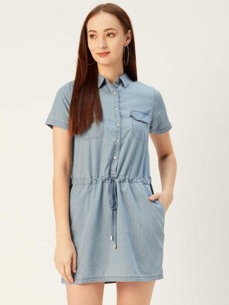 Denim Shirt Dress