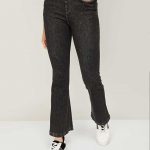 Slip In Bell Bottom Jeans