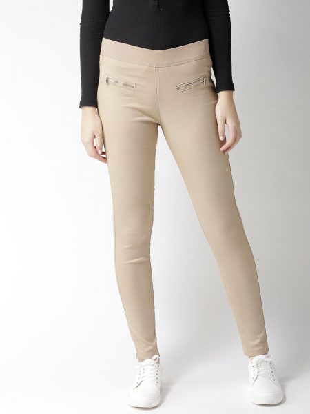Skinny Fit Cropped Treggings