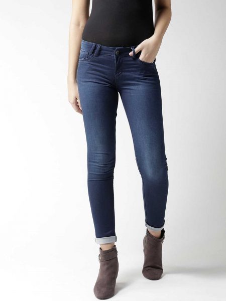 Slim Fit Mid-Rise Jeans