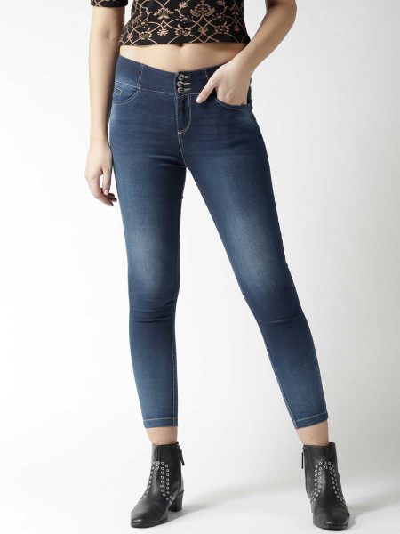 Slim Fit High-Rise Jeans