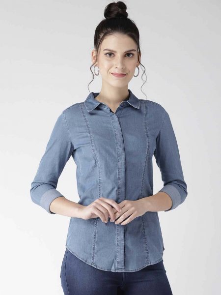 Regular Fit Solid Casual Shirt