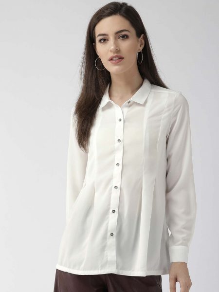 Regular Fit Solid Casual Shirt