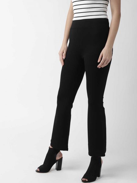 Xpose Women Black Solid Skinny-Fit Treggings