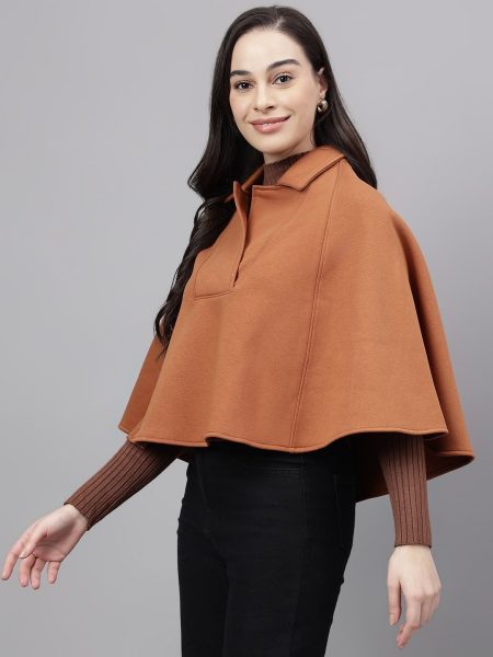 Chocolate  Woollen Poncho
