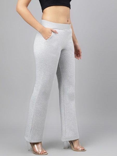 Women Comfort High-Rise Wide Leg Trousers