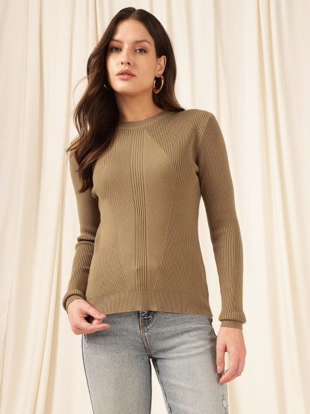 Women Peanut Round Neck Skivvy