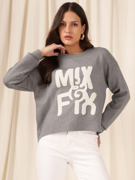 Women Round Neck Sweatshirt