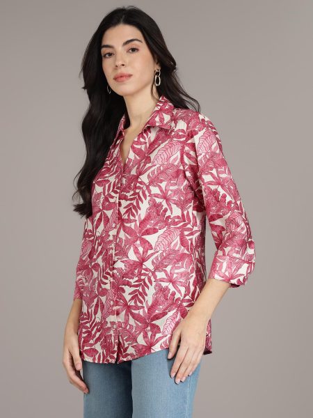 Women  Comfort Floral Printed Casual Shirt